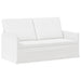 Bankstel 2 pcs Wit Stof