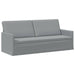 Bankstel 2 pcs Lichtgrijs Stof