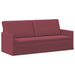 Bankstel 2 pcs Wijnrood Stof