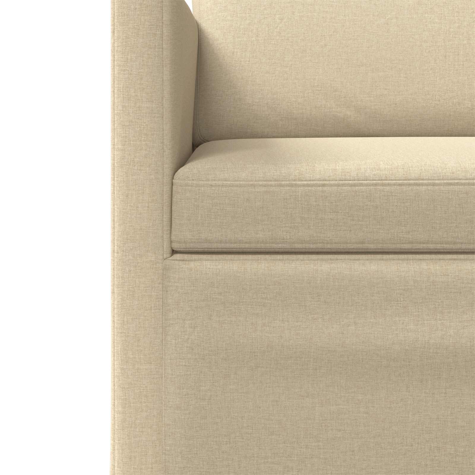 Bankstel 2 pcs Crèmekleurig Stof