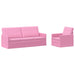 Bankstel 2 pcs Roze Stof