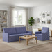 Bankstel 2 pcs Jeans Blauw Stof