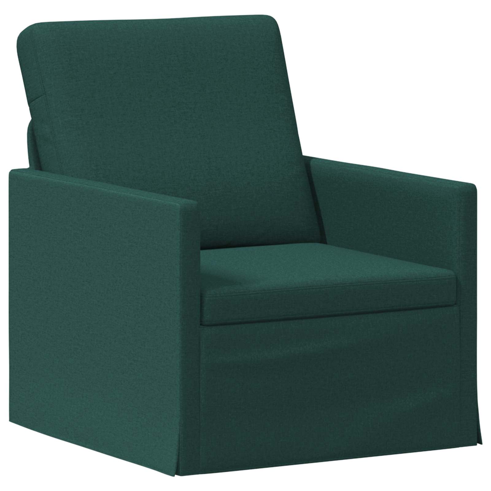 Bankstel 2 pcs Donkergroen Stof