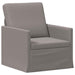 Bankstel 2 pcs Taupe Stof