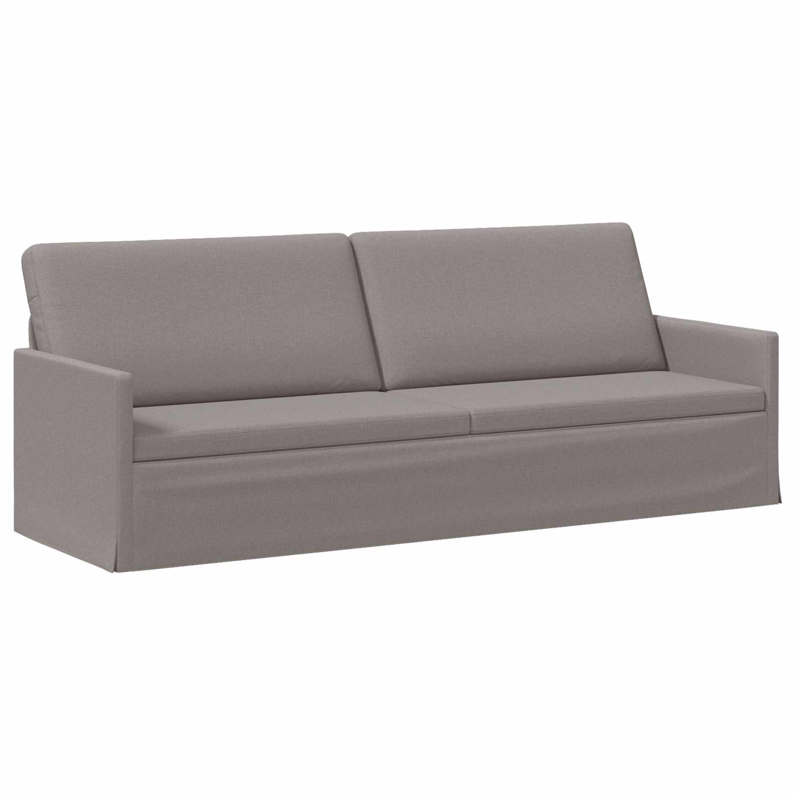 Bankstel 2 pcs Taupe Stof