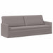 Bankstel 2 pcs Taupe Stof