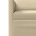 Bankstel 2 pcs Crèmekleurig Stof