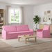 Bankstel 2 pcs Roze Stof