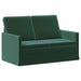 Bankstel 2 pcs Donkergroen fluweel