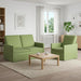 Bankstel 2 pcs Lichtgroen fluweel
