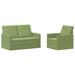 Bankstel 2 pcs Lichtgroen fluweel