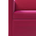Bankstel 2 pcs Wijnrood fluweel