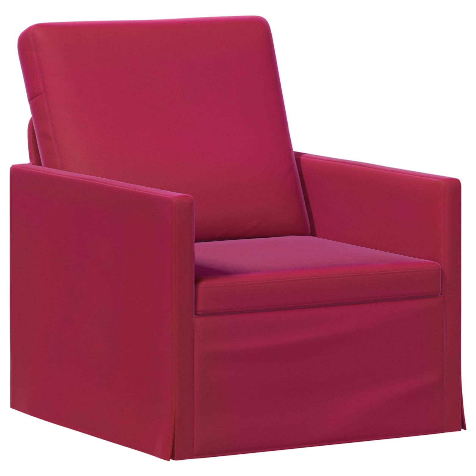 Bankstel 2 pcs Wijnrood fluweel
