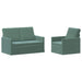 Bankstel 2 pcs Zeegroen fluweel