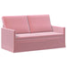 Bankstel 2 pcs Roze fluweel