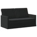Bankstel 2 pcs Zwart fluweel