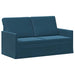 Bankstel 2 pcs Blauw fluweel