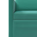Bankstel 2 pcs Turquoise fluweel