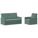 Bankstel 2 pcs Zeegroen fluweel