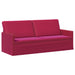 Bankstel 2 pcs Wijnrood fluweel