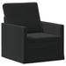 Bankstel 2 pcs Zwart fluweel