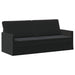Bankstel 2 pcs Zwart fluweel