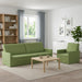 Bankstel 2 pcs Lichtgroen fluweel