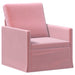 Bankstel 2 pcs Roze fluweel