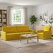 Bankstel 2 pcs Geel fluweel