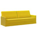 Bankstel 2 pcs Geel fluweel