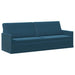 Bankstel 2 pcs Blauw fluweel