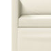 Bankstel 2 pcs Crèmekleurig Katoen Stof