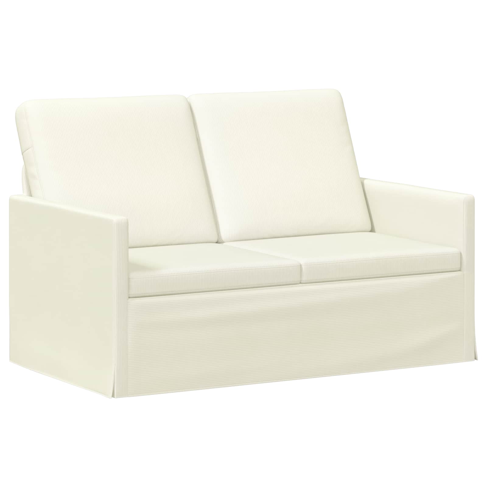 Bankstel 2 pcs Crèmekleurig Katoen Stof