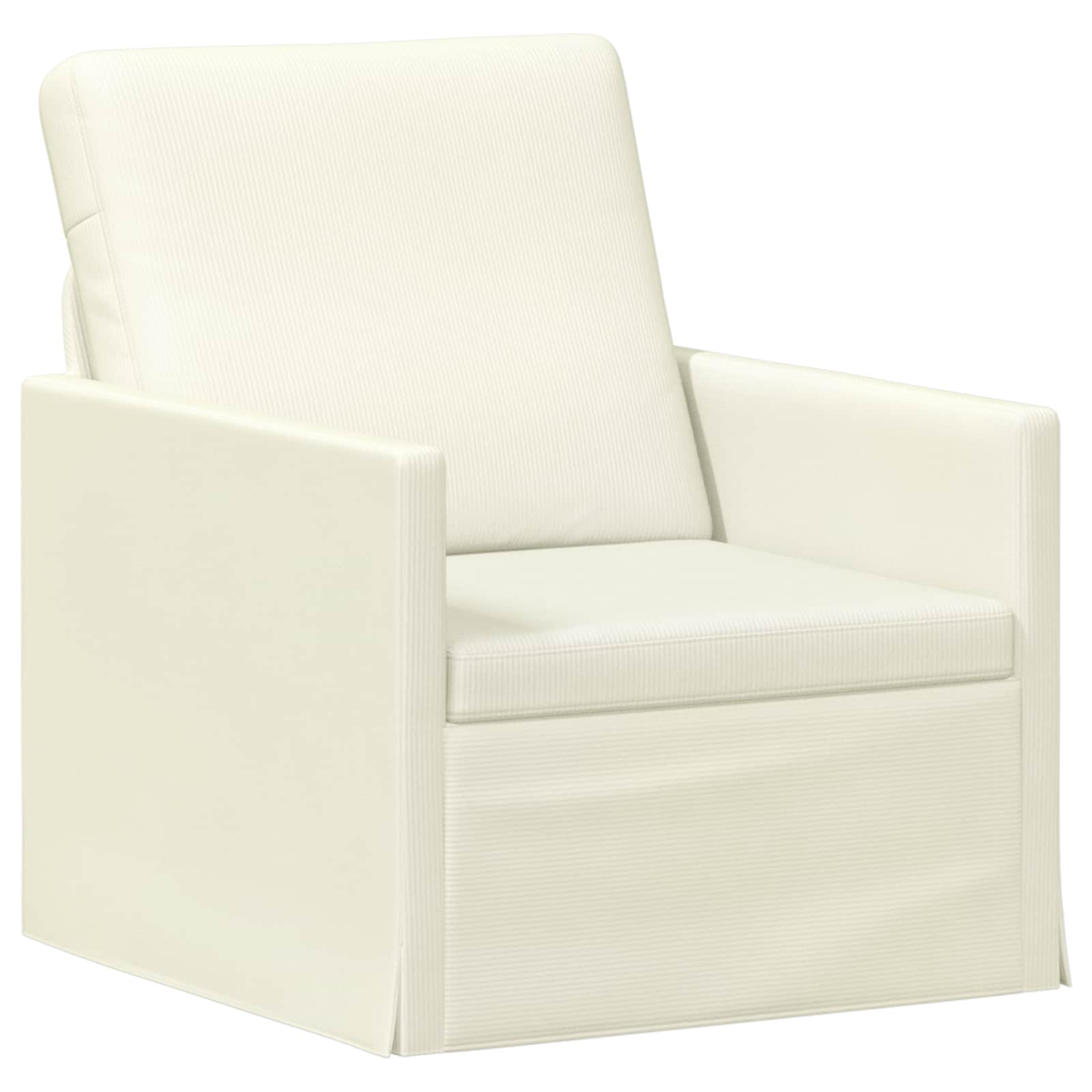 Bankstel 2 pcs Crèmekleurig Katoen Stof