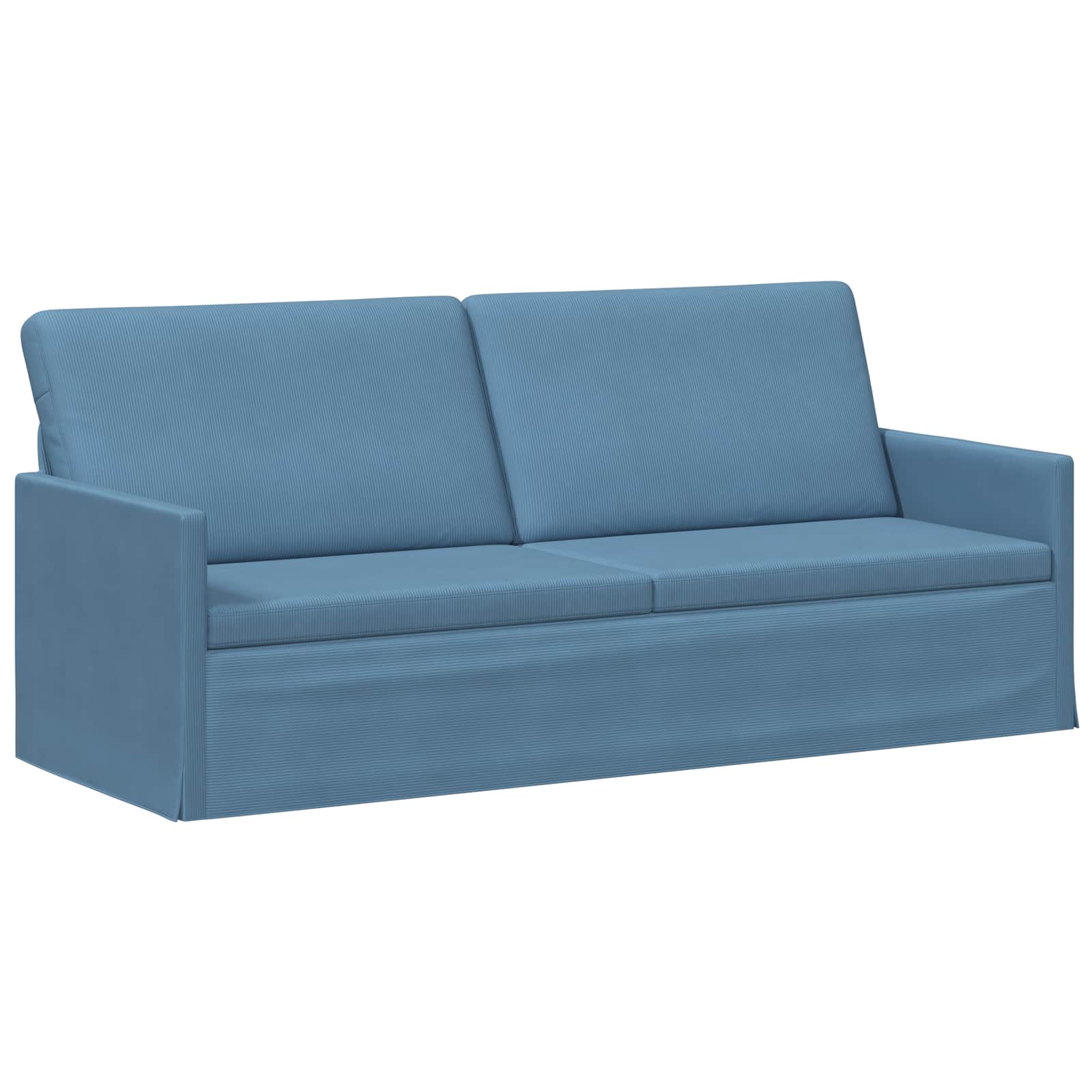 Bankstel 2 pcs Blauw Katoen Stof
