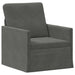 Bankstel 2 pcs Donkergrijs Katoen Stof