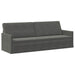 Bankstel 2 pcs Donkergrijs Katoen Stof