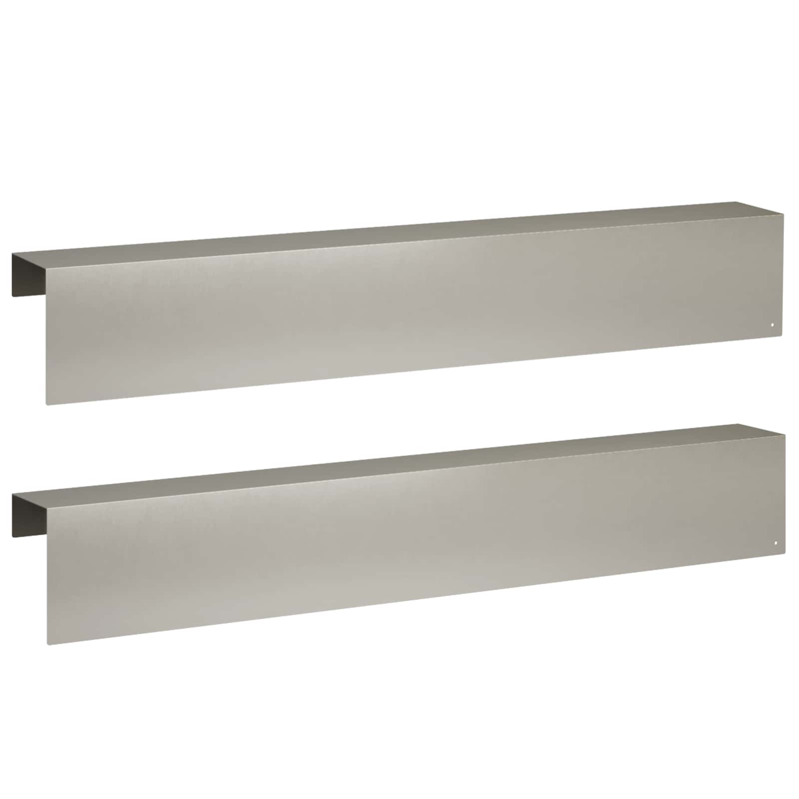 Afdekprofiel voor tuinafboording 2 st 100 x 10 x 15 cm