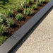Afdekprofiel voor tuinafboording 10 st 100 x 20 x 5 cm Staal