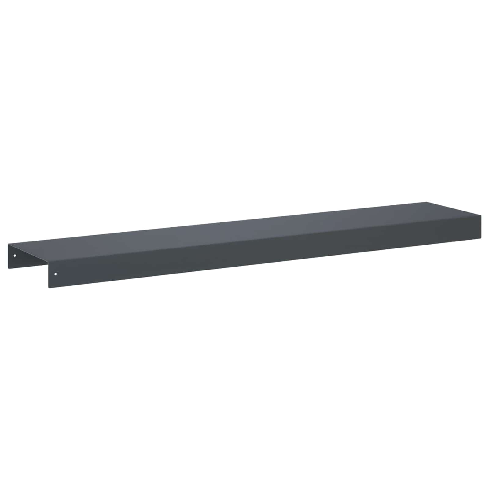 Afdekprofiel voor tuinafboording 10 st 100 x 20 x 5 cm Staal