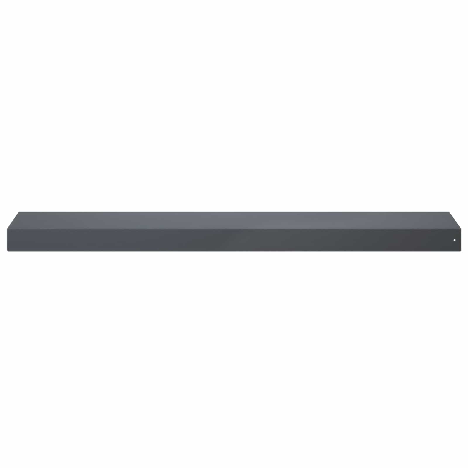 Afdekprofiel voor tuinafboording 10 st 100 x 20 x 5 cm Staal