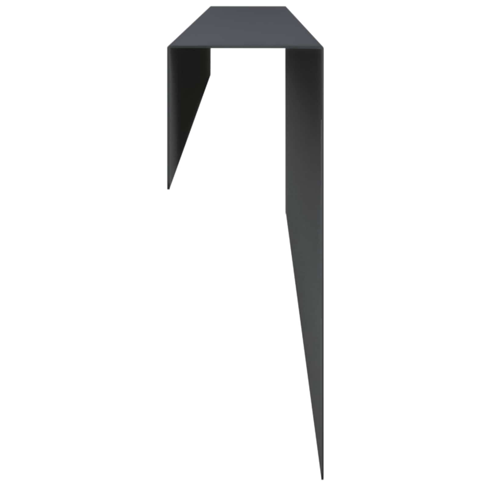 Afdekprofiel voor tuinafboording 10 st 100 x 6 x 15 cm Staal