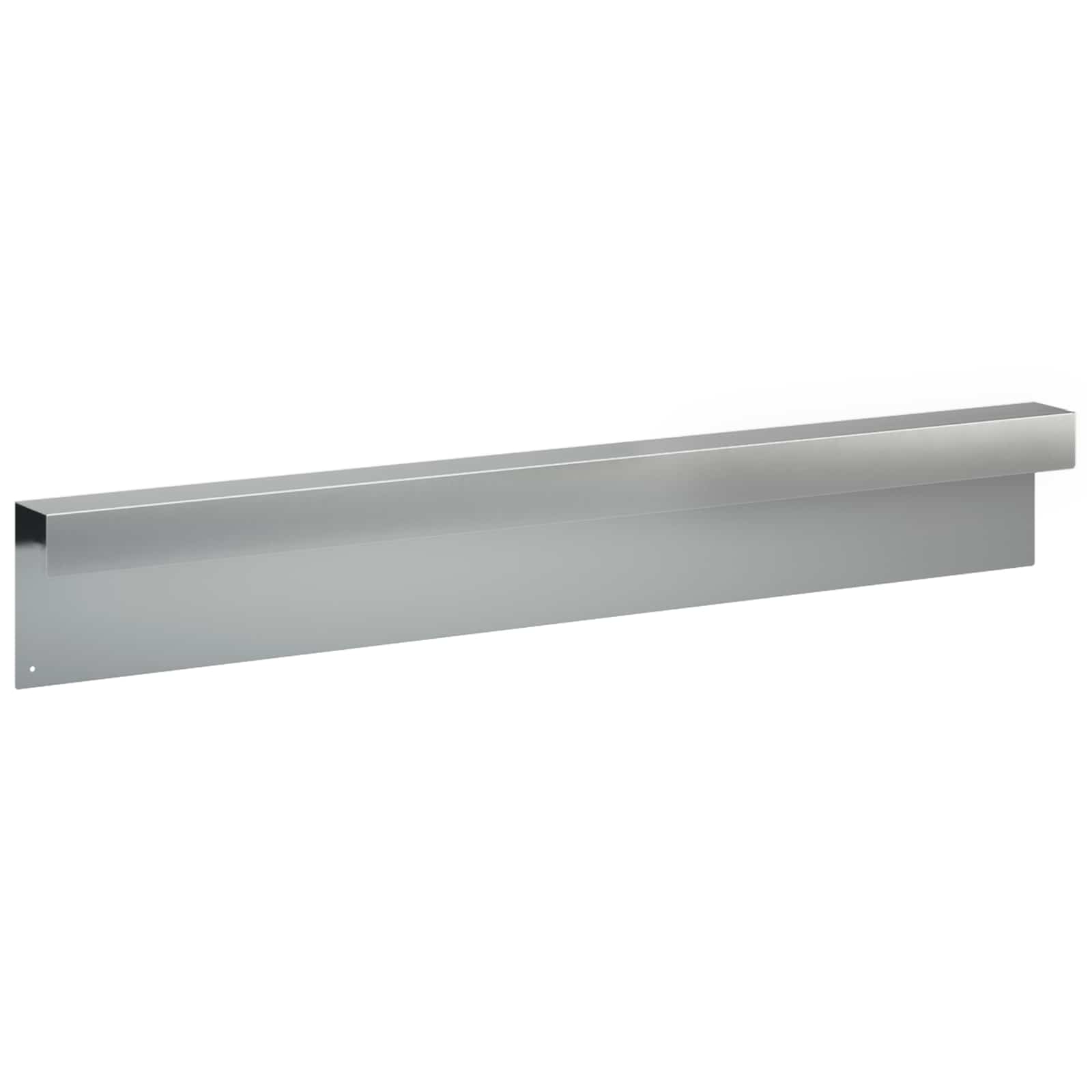 Afdekprofiel voor tuinafboording 10 st 100 x 6 x 15 cm