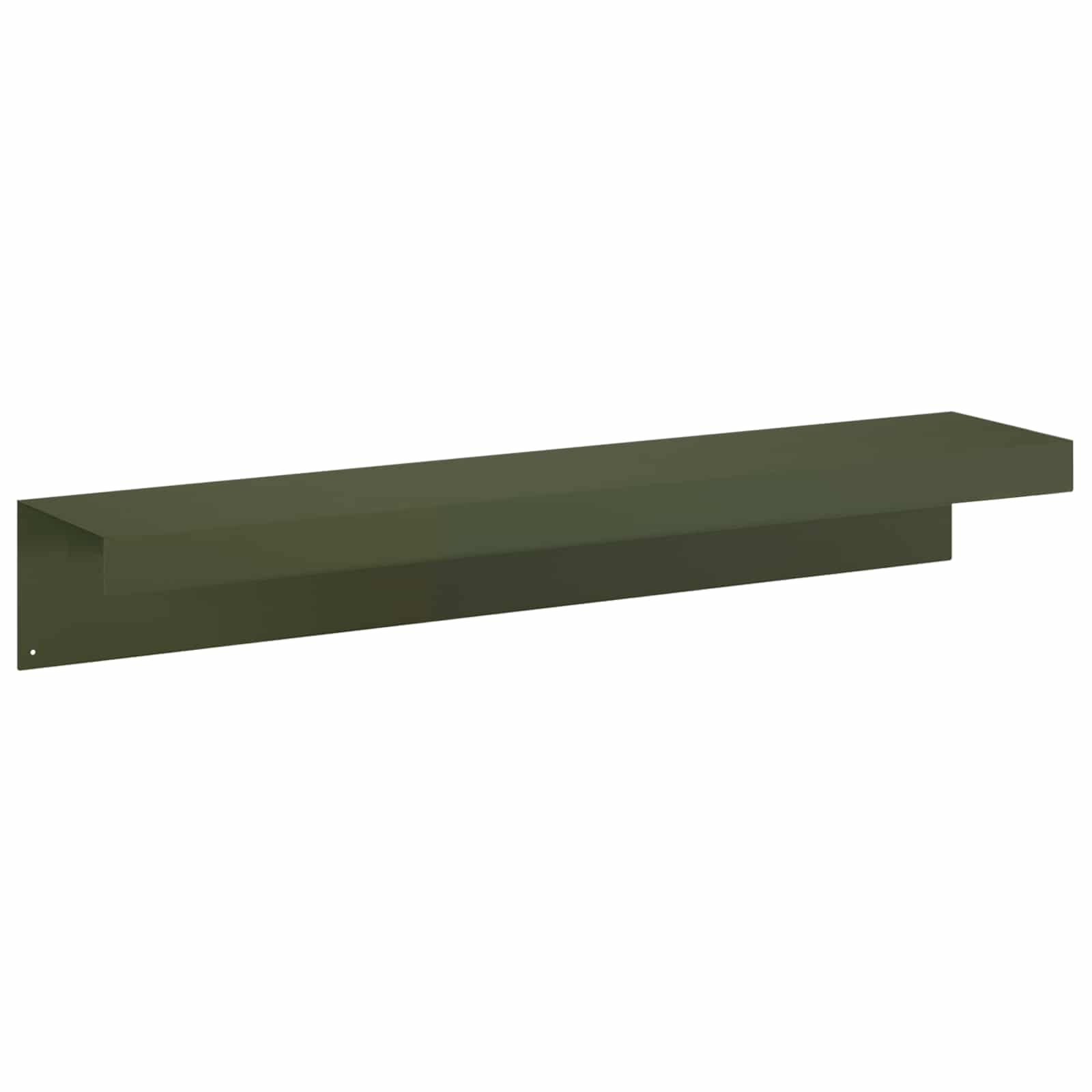 Afdekprofiel voor tuinafboording 10 st 100 x 20 x 15 cm Staal