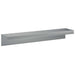 Afdekprofiel voor tuinafboording 2 st 100 x 20 x 15 cm