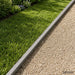 Afdekprofiel voor tuinafboording 2 st 100 x 5 x 5 cm