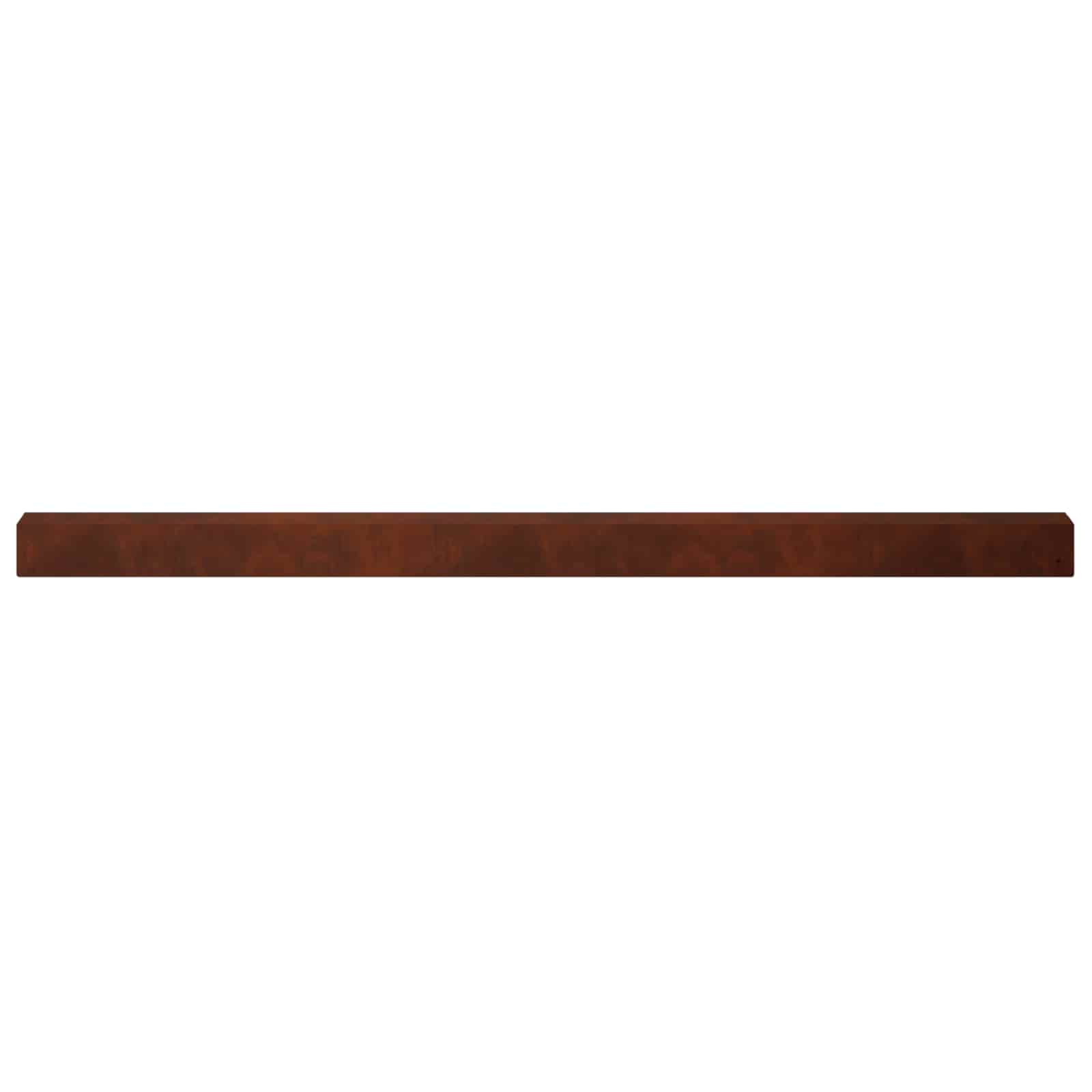Afdekprofiel voor tuinafboording 10 st 100 x 6 x 5 cm