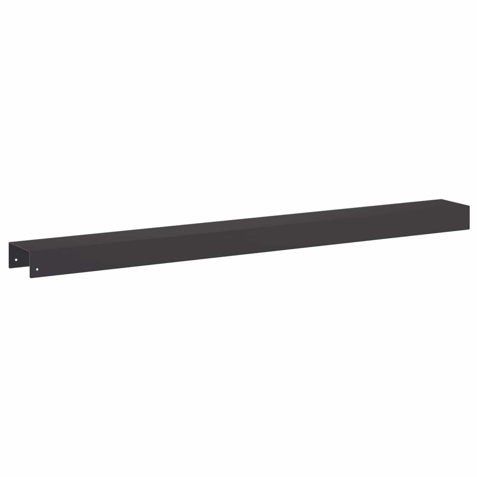 Afdekprofiel voor tuinafboording 10 st 100 x 10 x 5 cm Staal