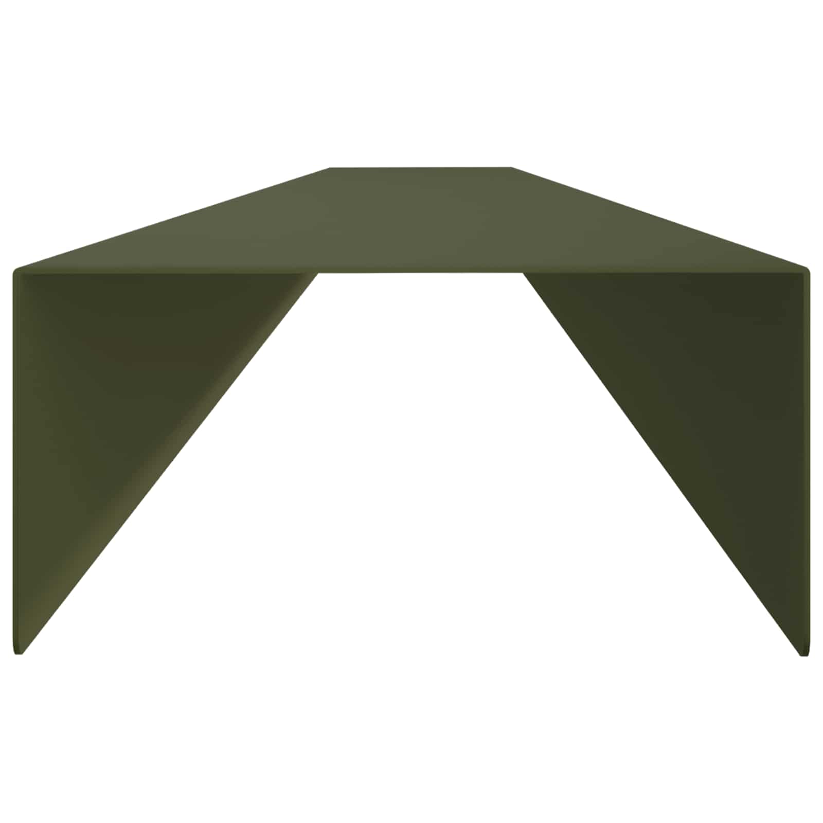 Afdekprofiel voor tuinafboording 20 st 100 x 10 x 5 cm Staal