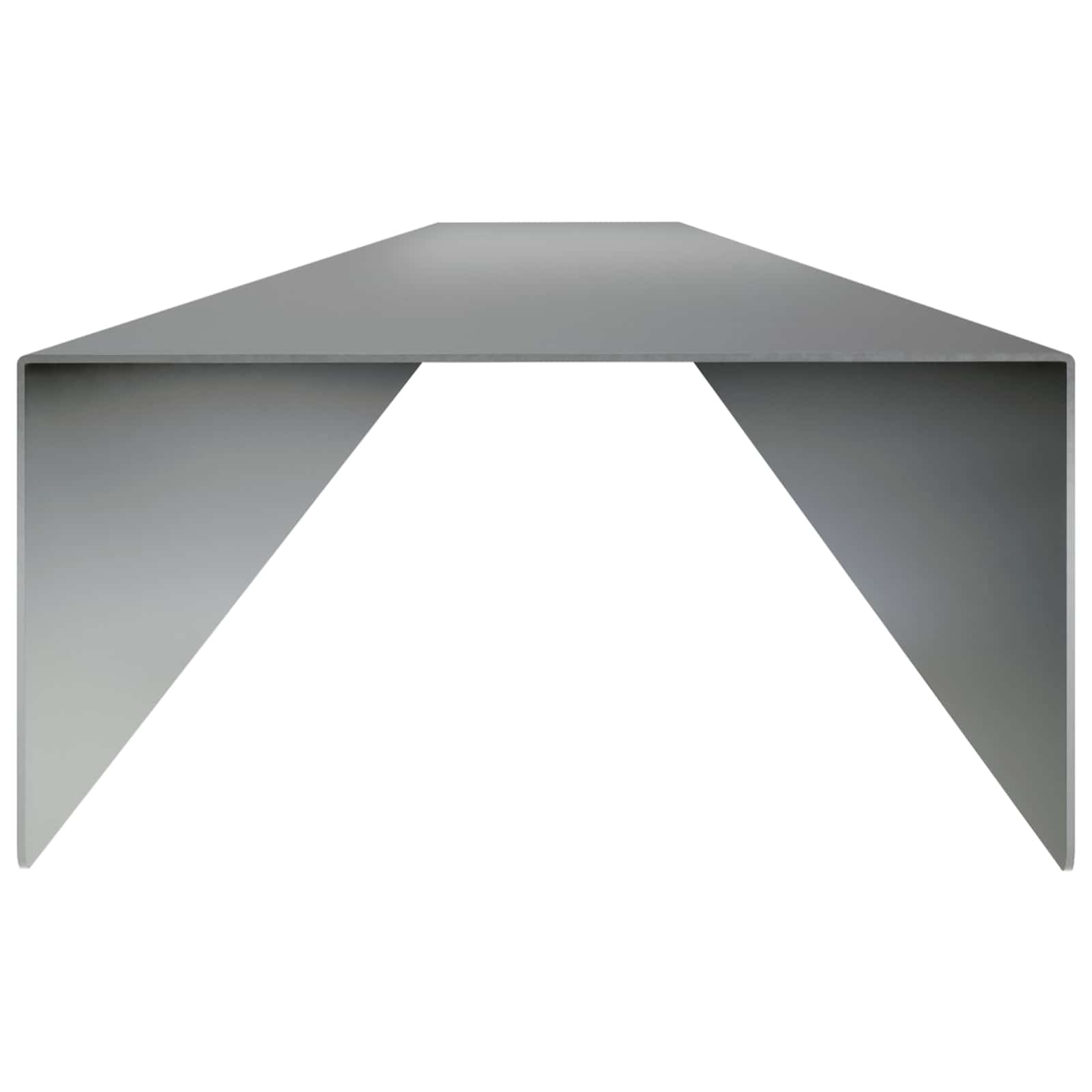 Afdekprofiel voor tuinafboording 20 st 100 x 10 x 5 cm